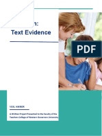 Unit Plan: Text Evidence: Neil Haner