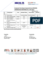 PVC-FR Compound Test Report