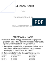 Peragaan Kasus Harga Pokok Pesanan