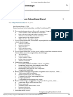 Soal Evaluasi Sistem Bahan Bakar DIesel