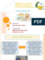 Diapositiva Oficial de Parto Prematuro