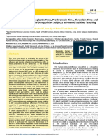 Activated Partial Thromboplastin Time Prothrombin Time Thrombin Time and Platelet Count Study in Hiv Seropositive Subjects at Nnam