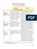 Bias Cognitivi Sintesi PDF