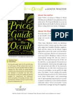 The Price Guide To The Occult Discussion Guide