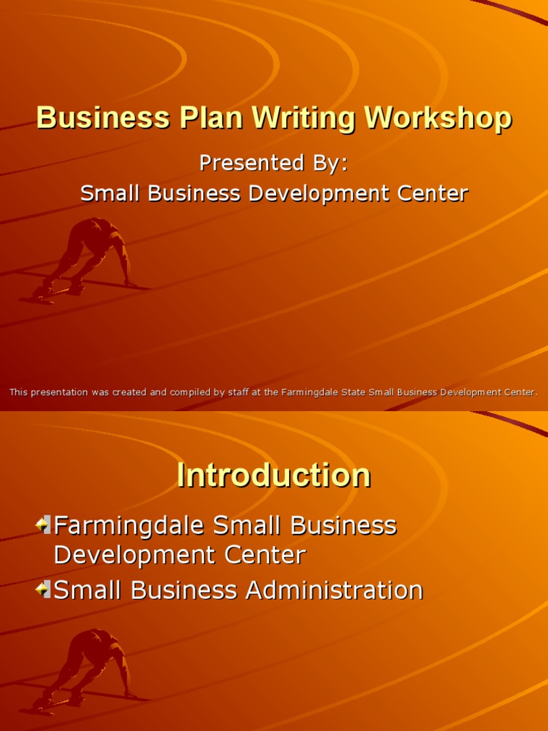 business plan presentation sample pdf