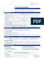 Formulario de Solicitud para Formación de INFOTEP PDF