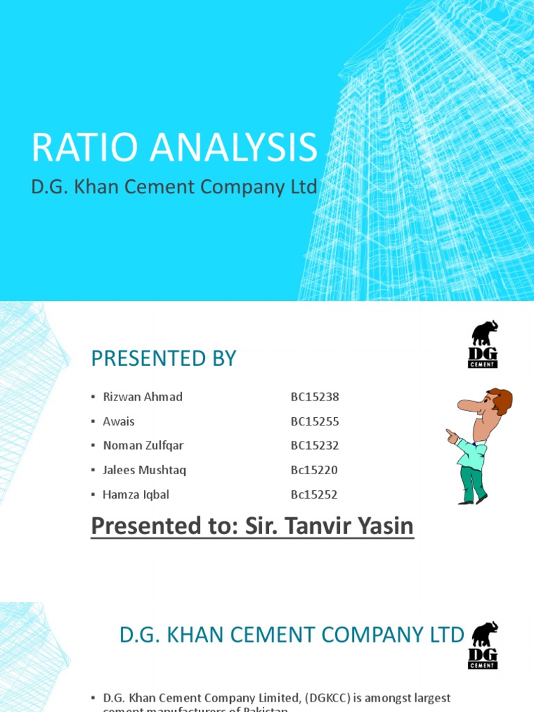 Ratio Analysis D.G. Khan Cement Company LTD PDF Revenue Equity