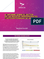 Revistas Culturales Argentinas -Informe 2017