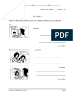 UPSR SJK P1 Q21 - Answers in full sentences