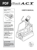 NordicTrack ACT Owners Manual