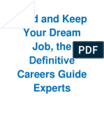 Find and Keep Your Dream Job