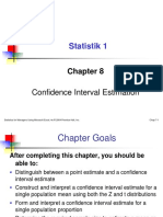 Levine Point of Estimation and Convidence Interval