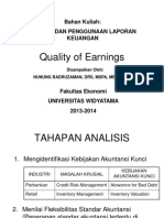 Quality of Earnings
