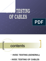 Hvdc Testing of Cables