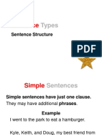 Simple Compound and Complex Sentences