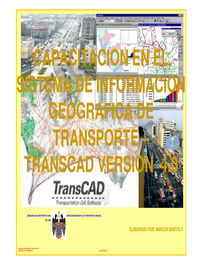 Capacitación en TransCAD para GIS | PDF | Sistema de información ...