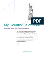 My Country Tis of Thee PDF