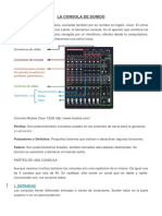 La Consola de Sonido 