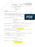 Corrección Primer Parcial de Cálculo III, martes 17 de abril  de 2018