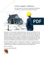 Ingeniero Civil o Arquitecto Diferencias