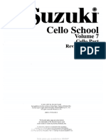 Cello - Suzuki - Cello School Volume 7