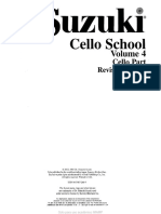 Cello - Suzuki - Cello School Volume 4