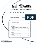 Voxman - Selected Duets for Trumpet and Cornet
