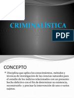 Bases de Criminalística