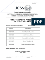 Calidad Del Proceso y Producto Software