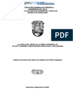 TA. Nello Ríos - La Lógica Del Orden en Talcott Parson