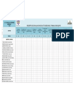 Registro de Actitudes en El Trabajo en Equipo 1°A