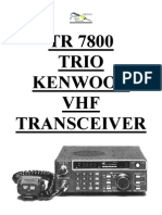 Kenwood TR-7800 Instructions Manual