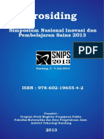 Prosiding SNIPS 2013 PDF