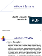 Multiagent Systems: Course Overview and