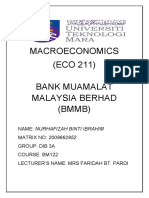 Macroeconomics (ECO 211) Bank Muamalat Malaysia Berhad (BMMB)