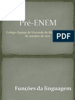 Pré-EnEM - Funções Da Linguagem