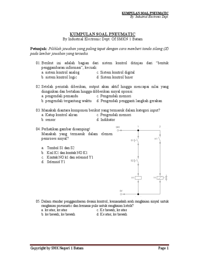 Contoh Soal Sensor Dan Aktuator Beserta Jawabannya