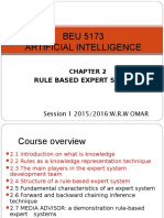 BEU 5173 Artificial Intelligence: Rule Based Expert Systems