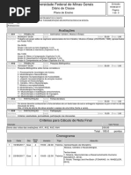 Plano Da Disciplina Fund Neuropsicológica Da Música