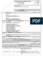 Plano Da Disciplina Fund Neuropsicológica Da Música