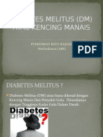 Diabetes Melitus (DM) Atau Kencing Manais