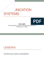 Lesson 06 - CW Modulation