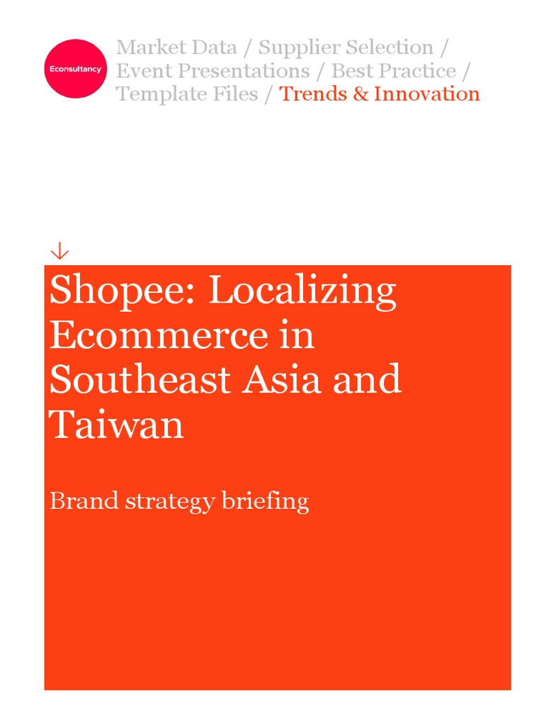 Shopee Localizing Ecommerce In Southeast Asia And Taiwan E Commerce Sales