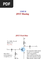 JFET Biasing: Unit Ii