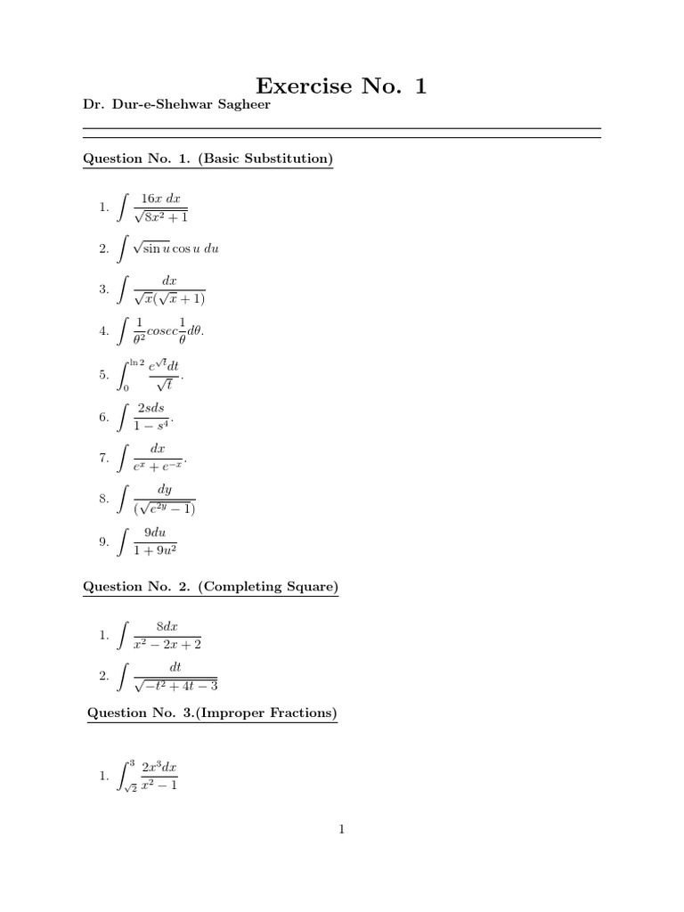 Ex1 PDF | PDF