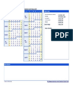 Calendario Semestral Otono 2016 Primavera 2017