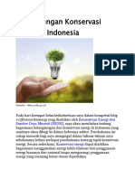 Kelangsungan Konservasi Energi Di Indonesia
