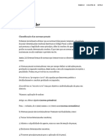 Classificação Das Normas penais-RESUMIDA PDF