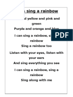 I Can Sing A Rainbow