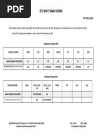 Employee Shift Swap Request Form | PDF